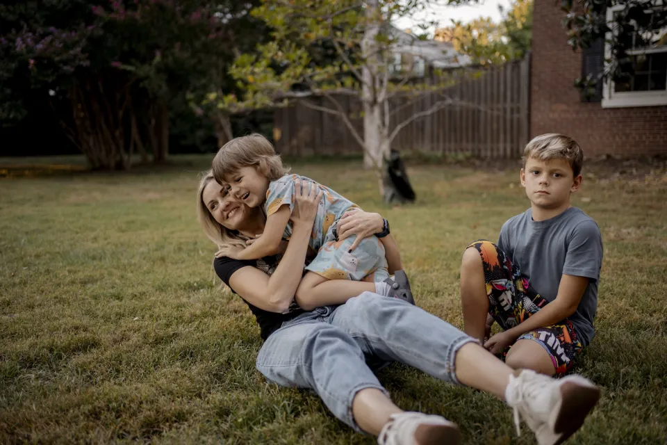 Kateryna Sorokdit and her sons rebuild a life in Arlington after leaving Ukraine