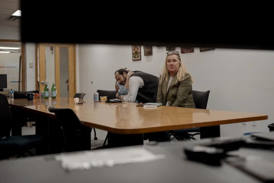 Relief fills the room as the judge grants asylum to Hakima and her family